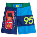 50+ Toddler Trunks 2 Lightning Cars Kids Size Swim McQueen UV Protection