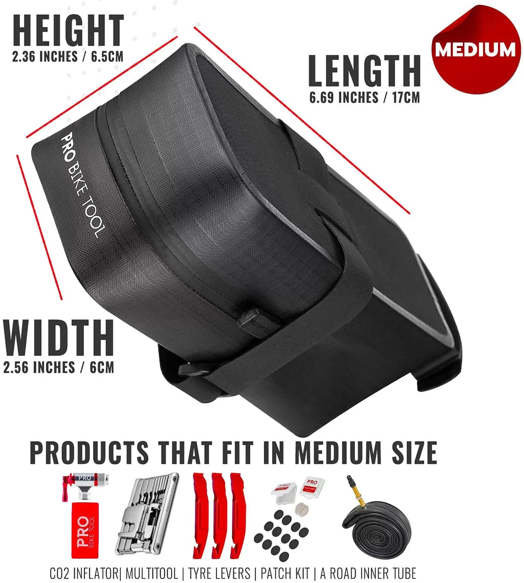 The Under (Large) Seat Bag Bicycle TOOL PRO BIKE Saddle