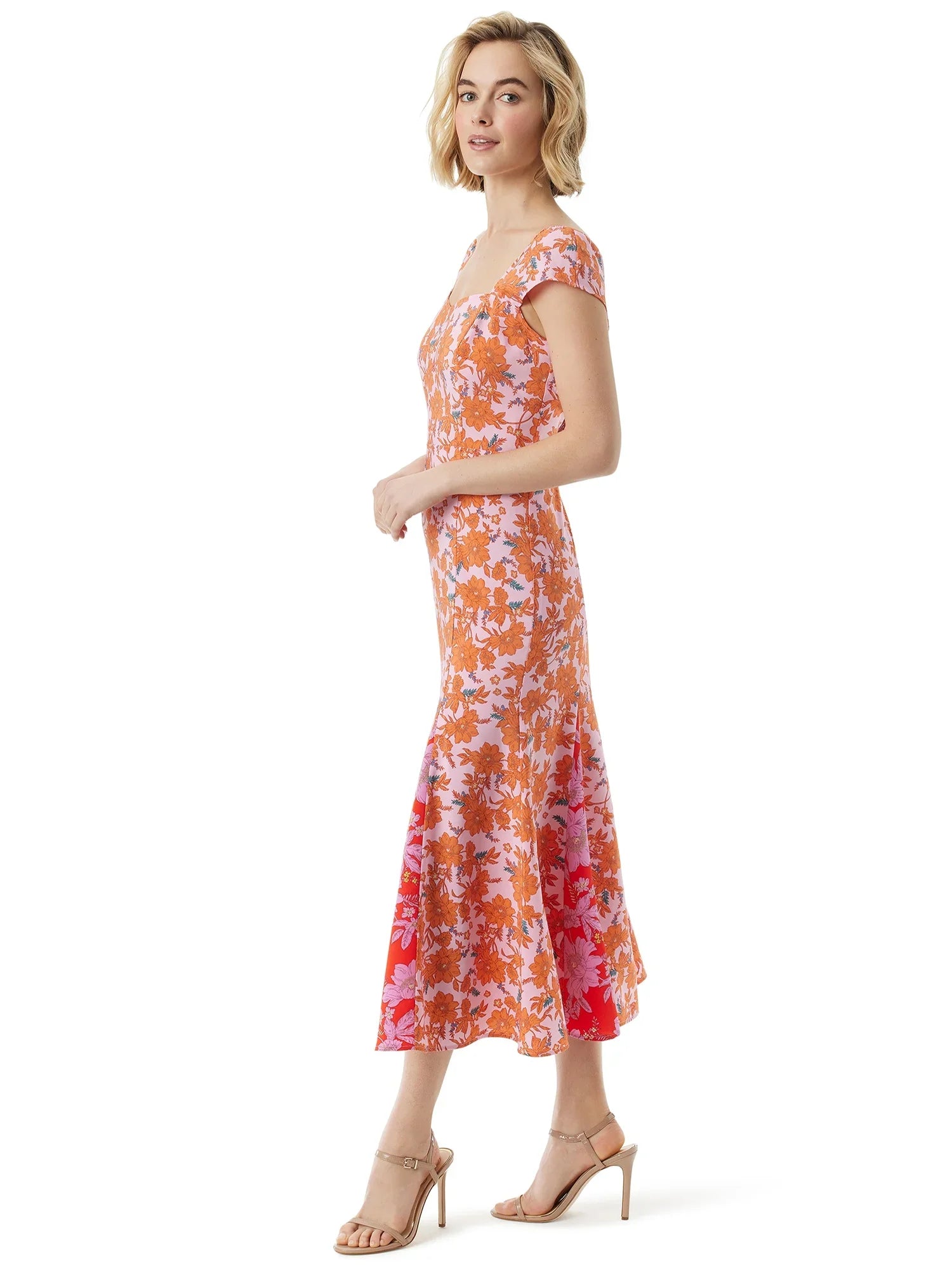 Sleeve Flare Dress Women's Simpson Cap Jessica