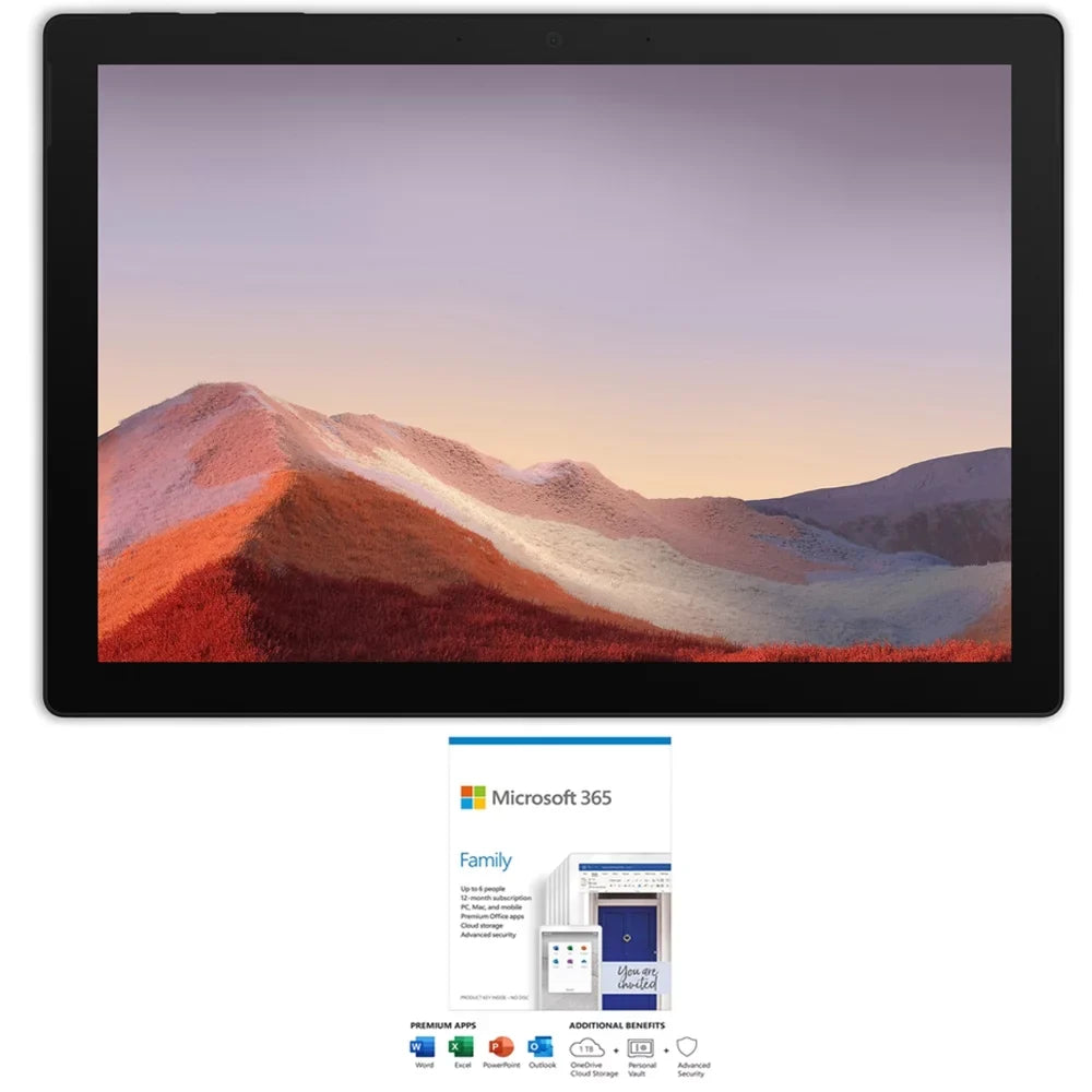 Bundle Surface Year Pro with Users Intel Microsoft to for VNX-00016 Black 7 Up Subscription 365 6 inch Microsoft 16GB/256GB Touch 1 i7-1065G7 12.3 Family