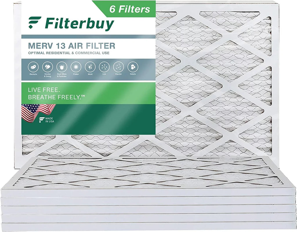 12x36x1 Filters 13 AC (6-Pack) Furnace Filterbuy Air Pleated HVAC MERV