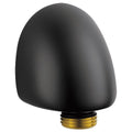 Black Wall Hand Elbow Matte 50560-BL for Delta Shower in