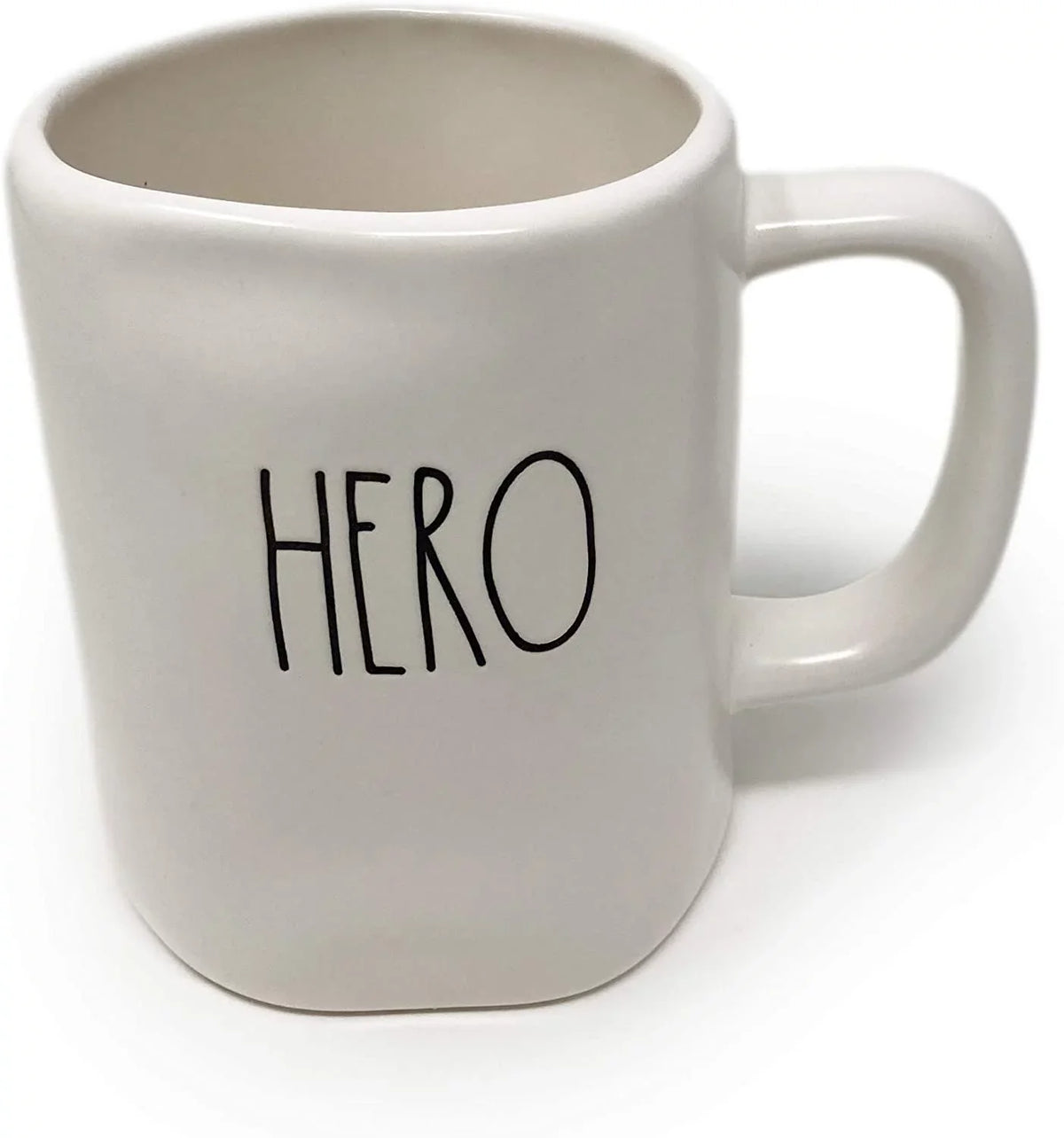 Black with DOCTOR Dunn Letter LL Mug Rae HERO Ceramic Tea White Mug