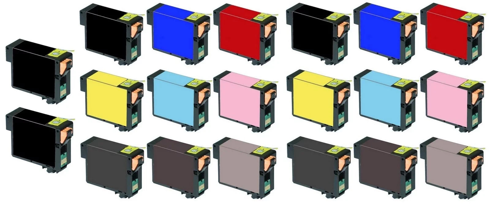 R3000 Photo Replacement Pack Inkjet (4-PBK/2-C/M/Y/LC/LM/LBK/MBK/LLBK) Combo for (T1574PBK2CMYLCLMLLBMBK) (NO. PrinterDash 157) Stylus