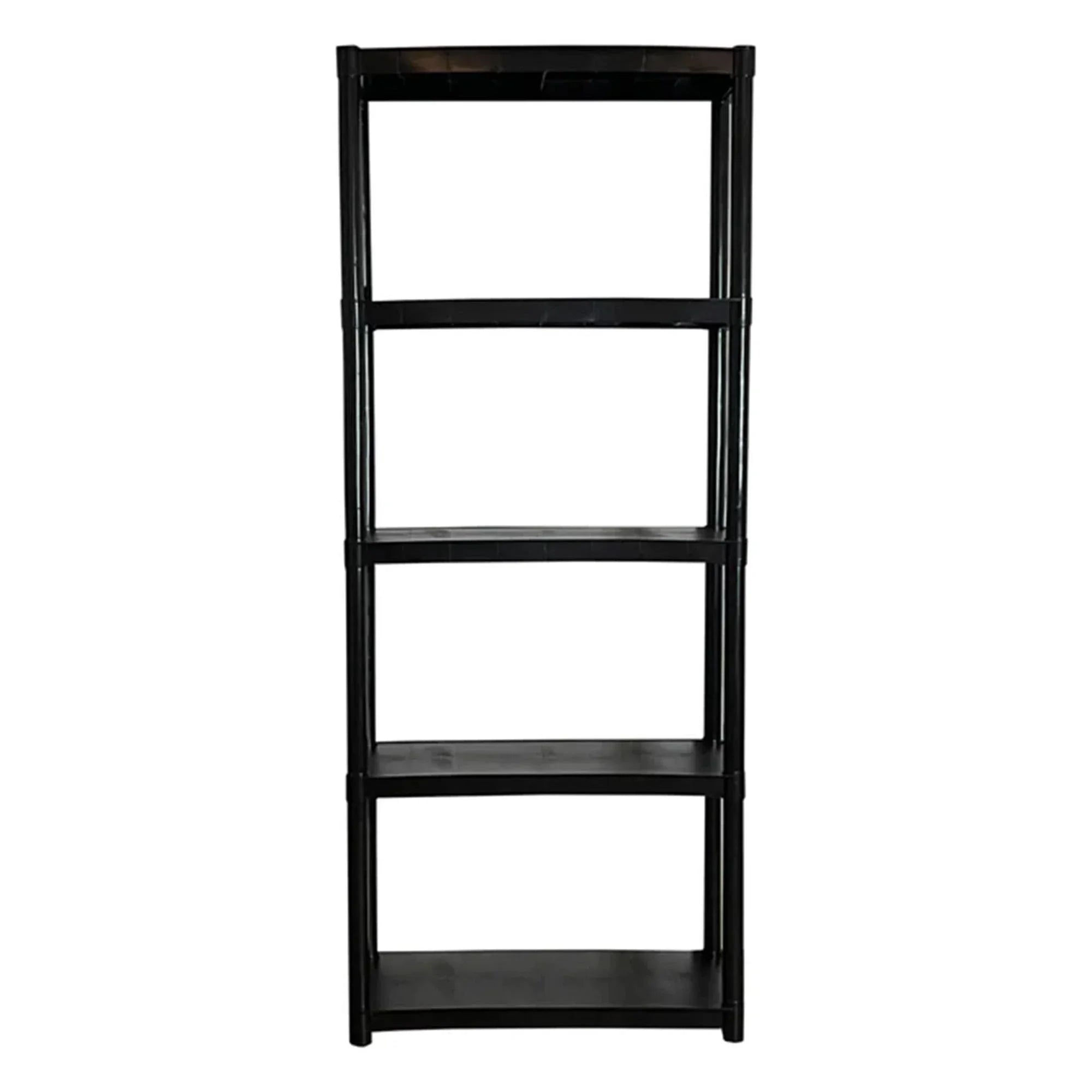 5 Unit Plastic Smart Black Made Tier - Utility Shelving