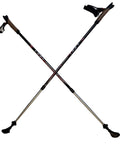 Black Walking 100cm-135cm Titanium Prestige Trekking Nordic Pole LEKI