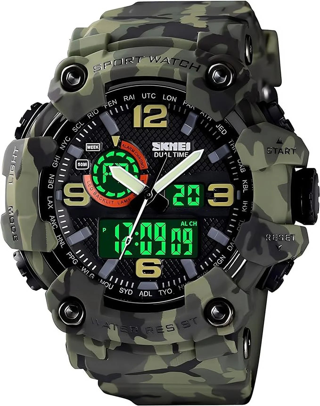 Function S-Shock Digital Multi Men's Alarm Watches LED Military Watch Sports Gosasa Watches¡­ Waterproof