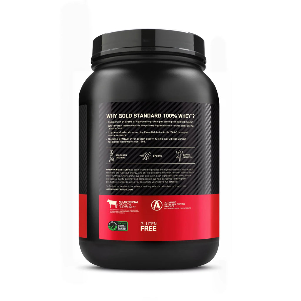 Optimum Standard 28 2 Servings 100% Whey Cappuccino, Mocha Nutrition, Powder, Gold Protein lb,