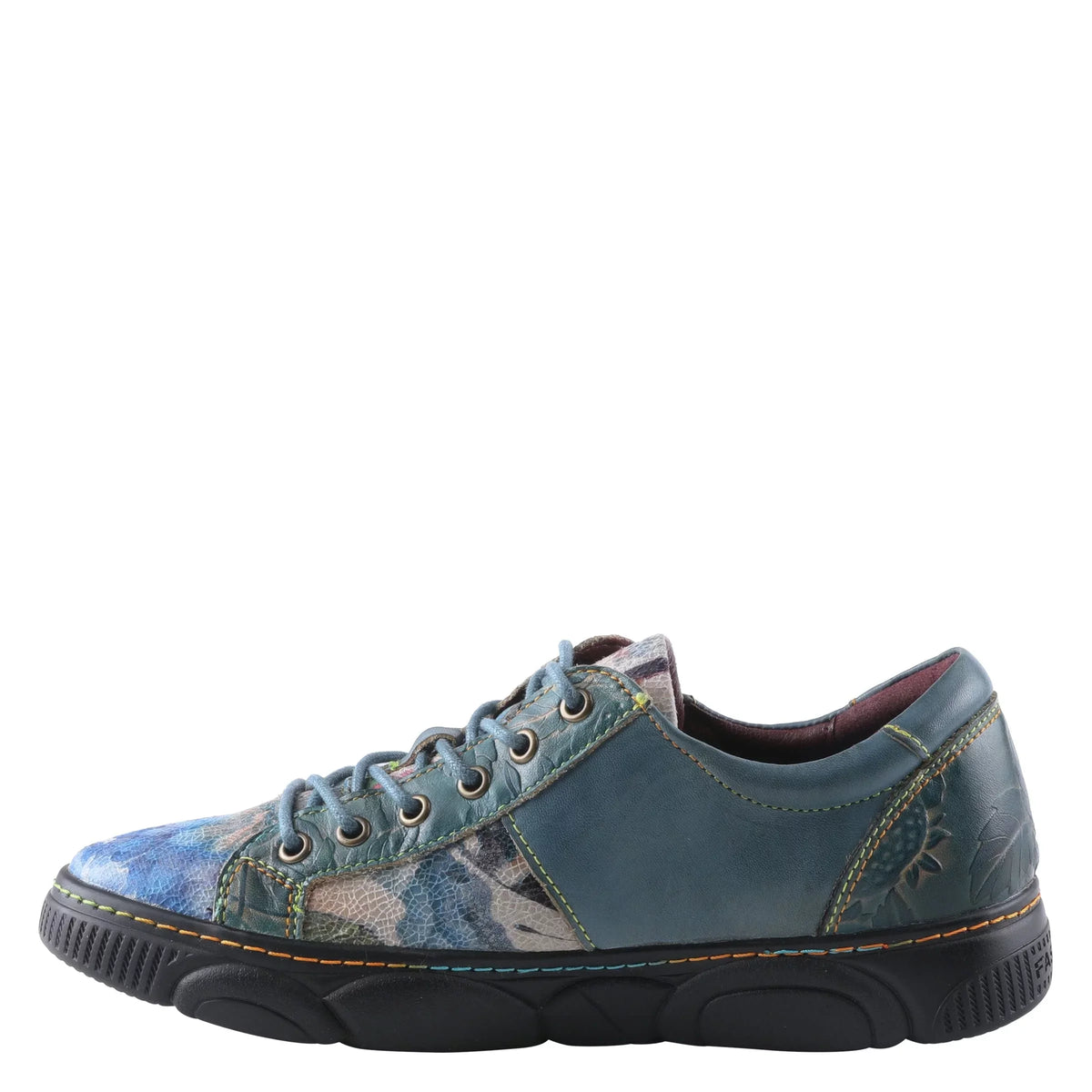 Step US EU Blue Spring L`Artiste Sneaker Women's Danli-Bloom / Multi 35 5