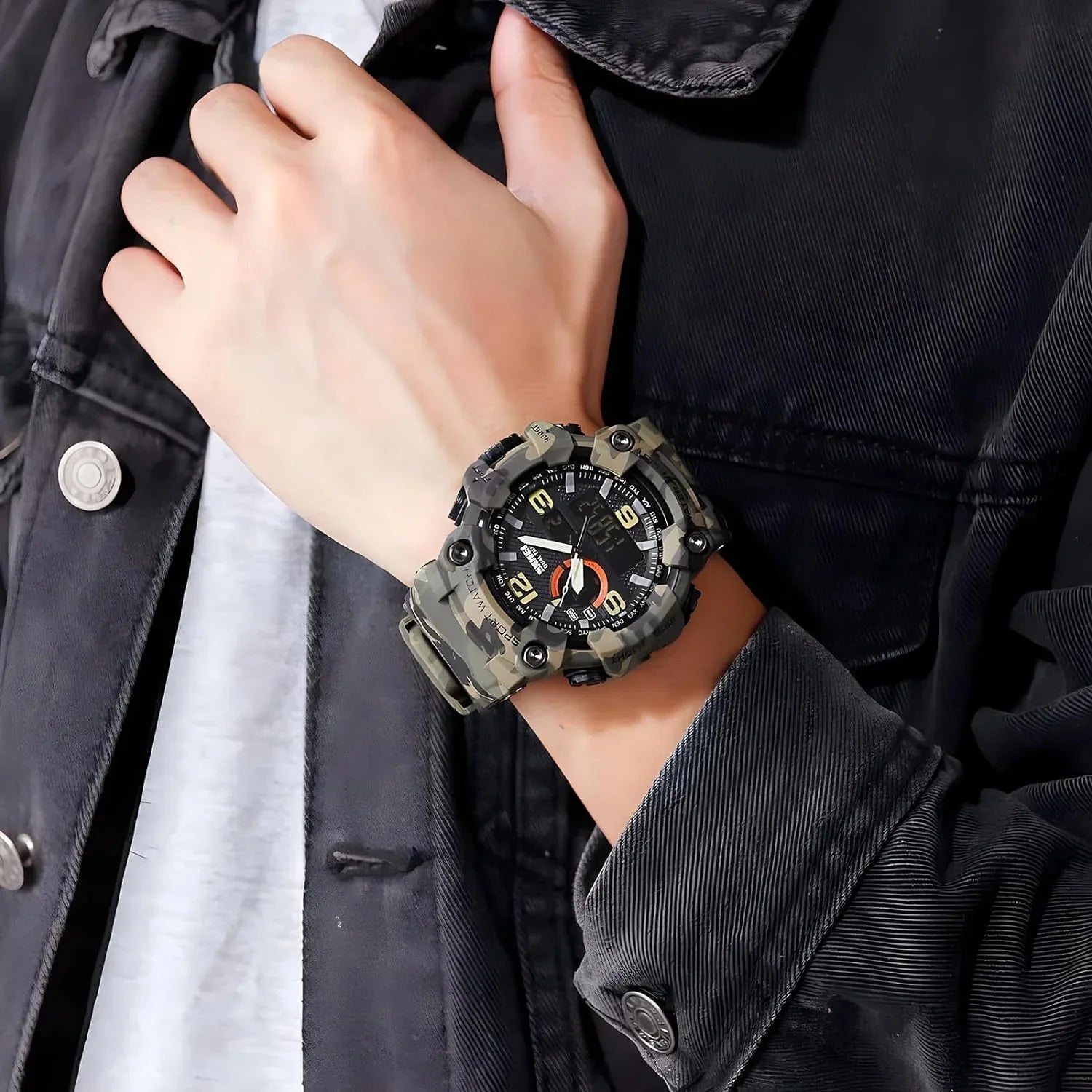 Function S-Shock Digital Multi Men's Alarm Watches LED Military Watch Sports Gosasa Watches¡­ Waterproof
