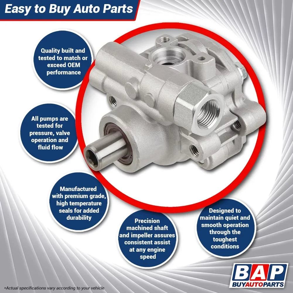 Passat Buyautoparts New 1998-2000,2003 VOLKSWAGEN Pump & Fits select: Steering VW Power Audi V6 A4 2.8L - For PASSAT GLS
