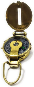 Equipment, Style Old Pocket Camping Military Navigational Camping Travelling Classic Compass Fashioned Brass Outdoor