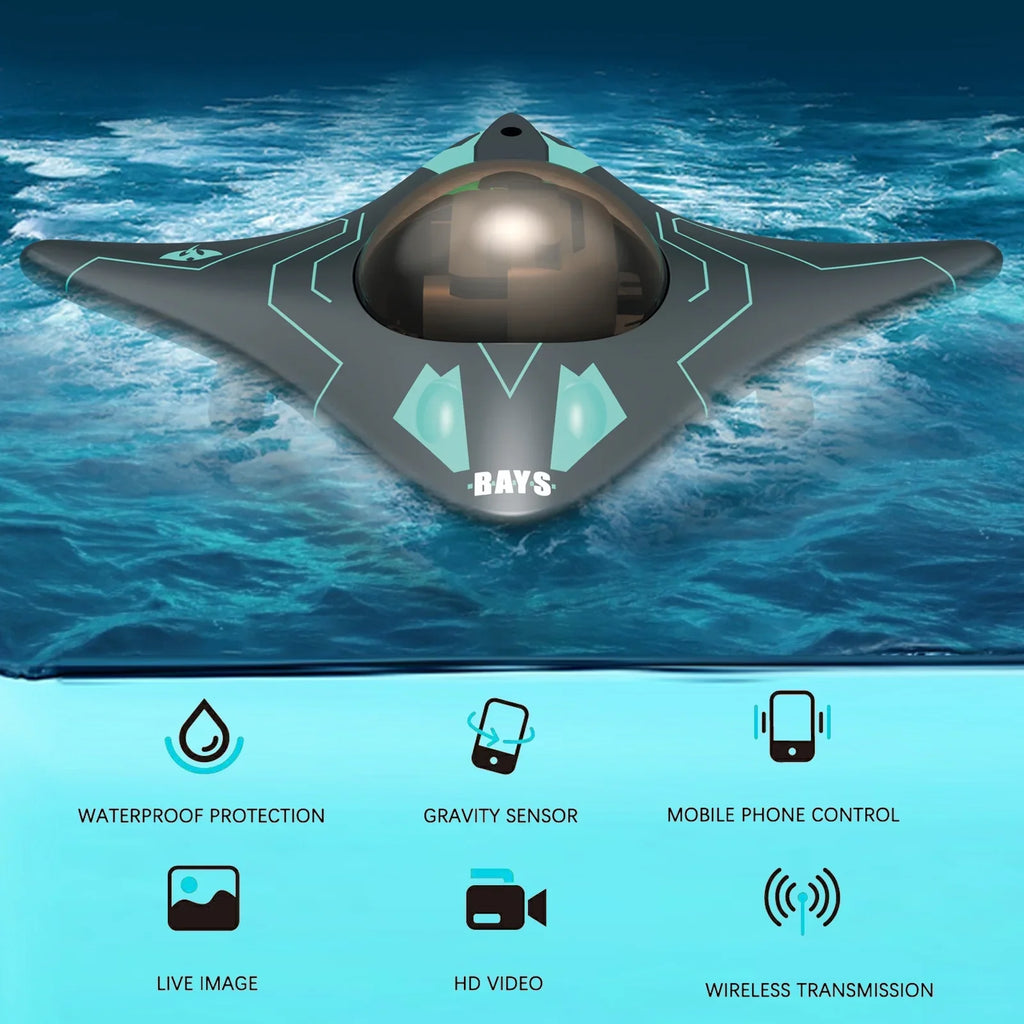 Boat Children moobody Remote for Control Black Toy WiFi