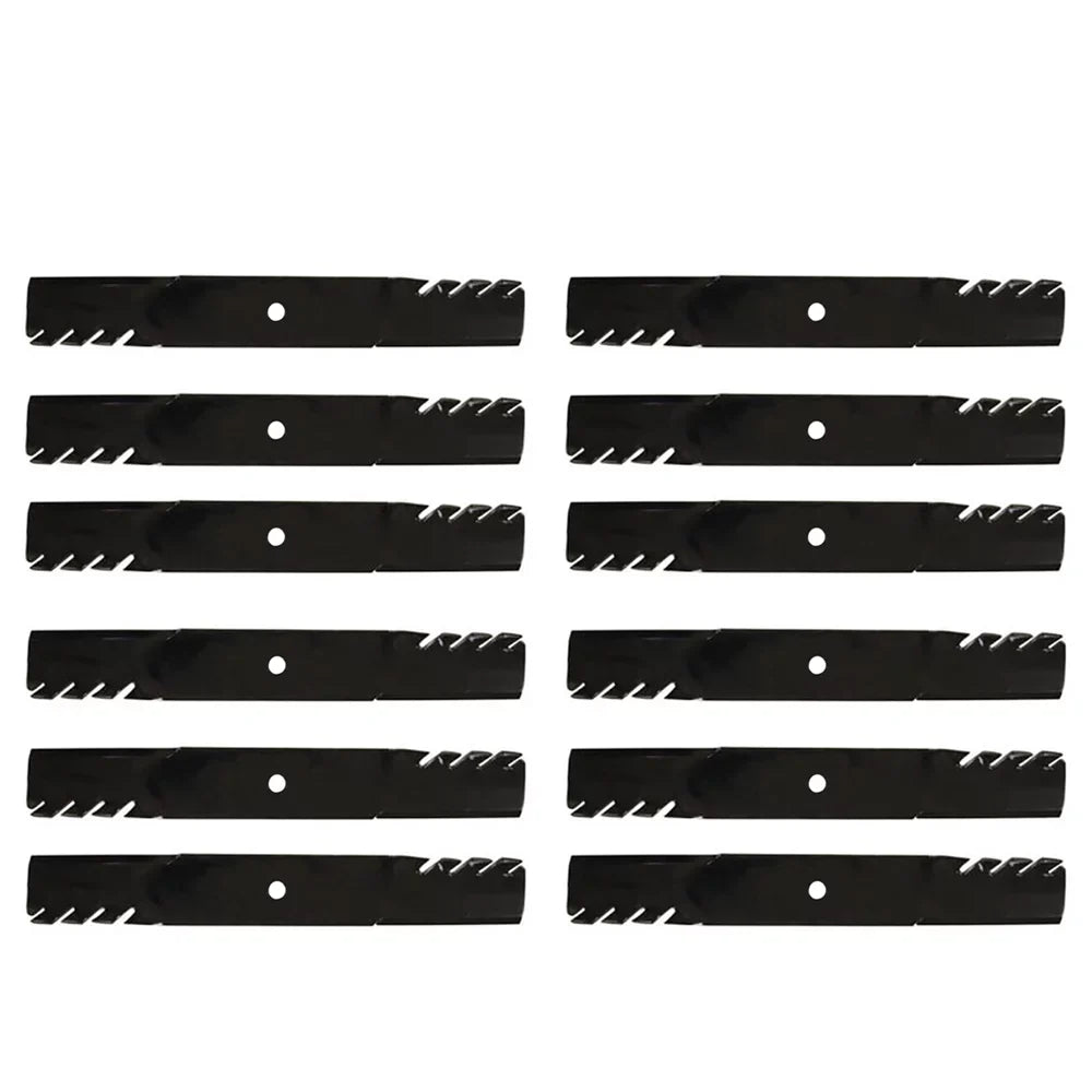 20 Blades Deck 60" Gator High Toro Fits Fits x 5/8" 12PK Mulching Fits Lift Exmark 1/2"
