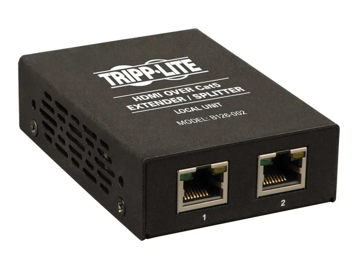 Lite Extender/video Over Cat5/cat6 Tripp 150ft Splitter A/v B126002 2-port Hdmi
