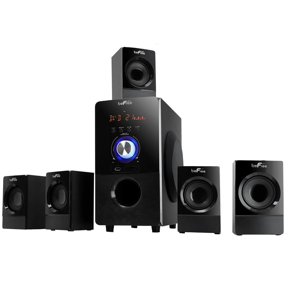 Channel W Sound Black 80 Surround Sound 93695498M 5.1 (93695498M) beFree Speaker