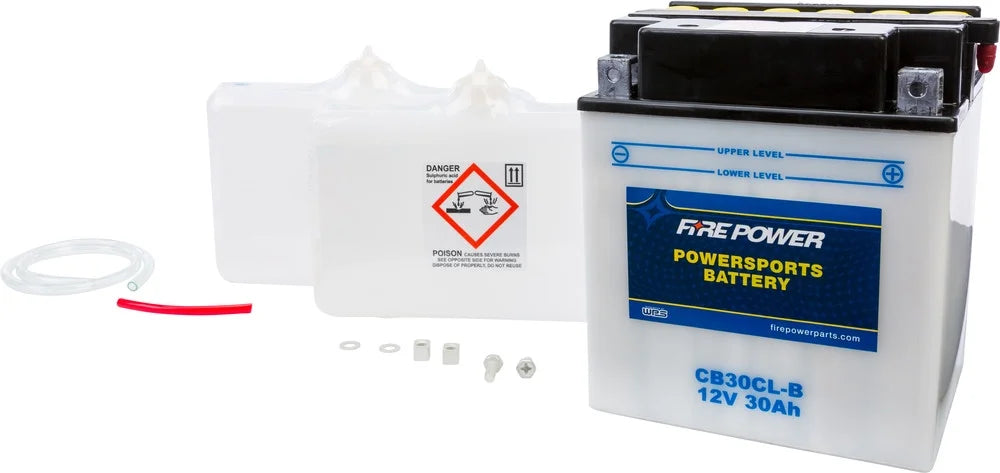 215 Battery 2009-2015 W/ACID Fire Power CB30CL-B Compatible With Pro Sea-Doo Wake
