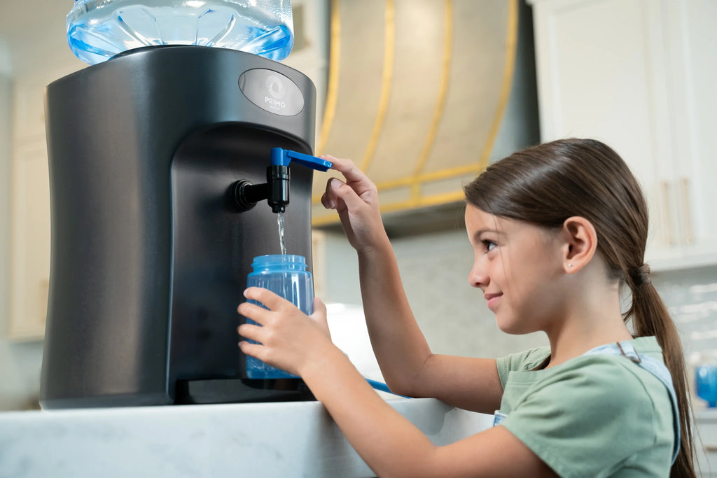 5 Room Temperature, Countertop 3 Water Black, Dispenser Gallon or Primo Top Loading,