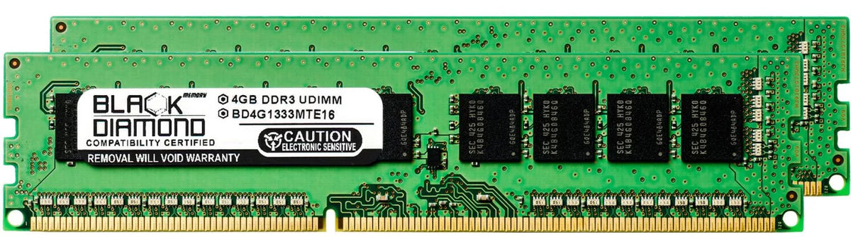 240pin 1333MHz UDIMM Black SuperServer for Diamond PC3-10600 SuperMicro Memory 5016I-MRF Module 2X4GB RAM Memory DDR3 Upgrade 8GB 5000