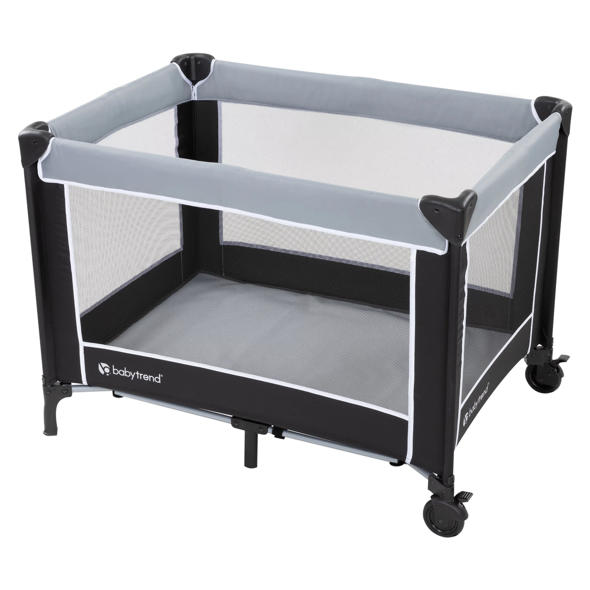 Portable Trend ¨C Playard with Flat Twinkle Baby Unisex Grey, Bassinet