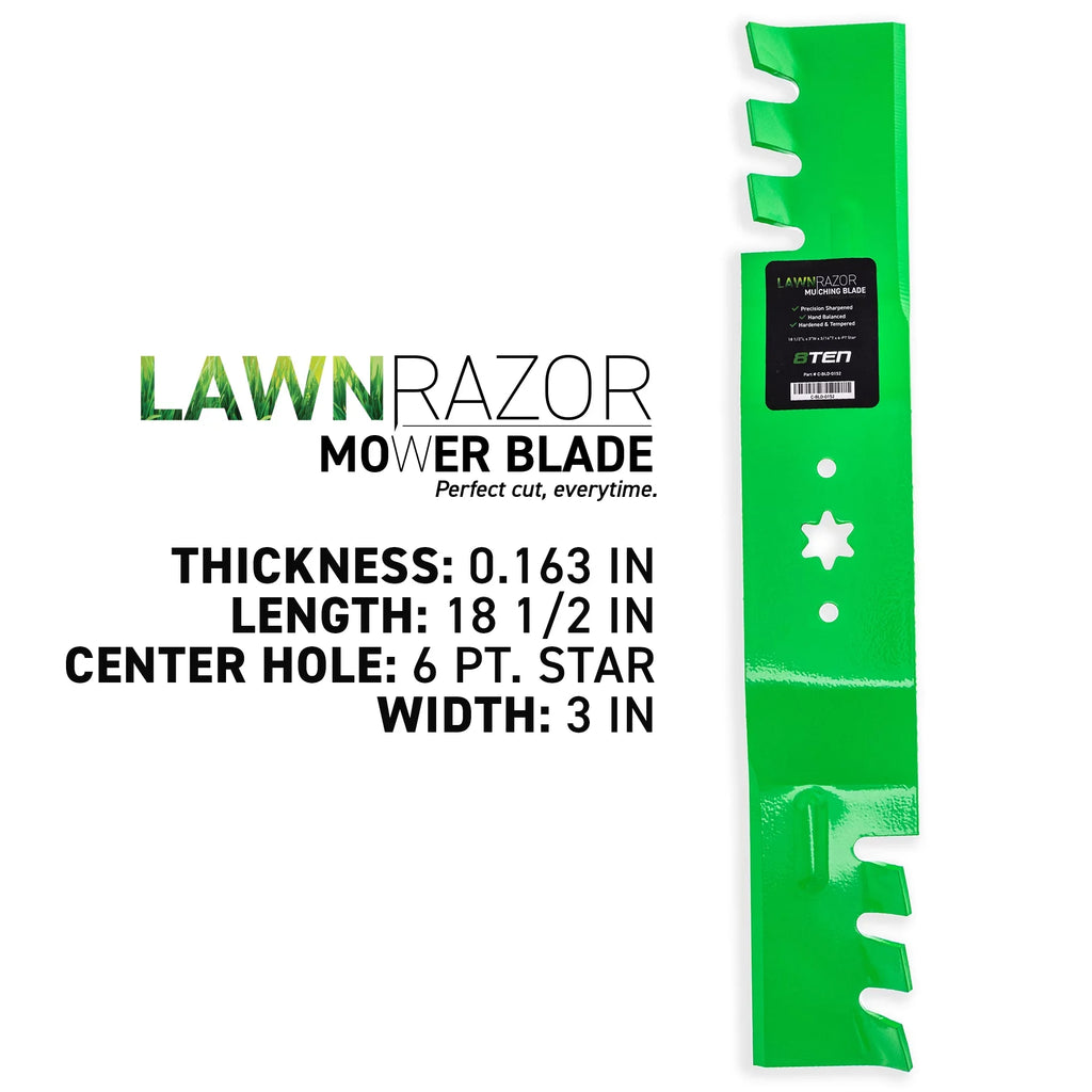 54 MTD 3 Blade 942-0677 inch Cadet 810-CBL2374D for Cub Mulching LawnRAZOR Pack