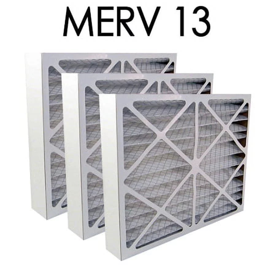 16x25x4 3PK Filter MERV - Air Actual | Size 13 15.5x24.5x3.625 Pleated