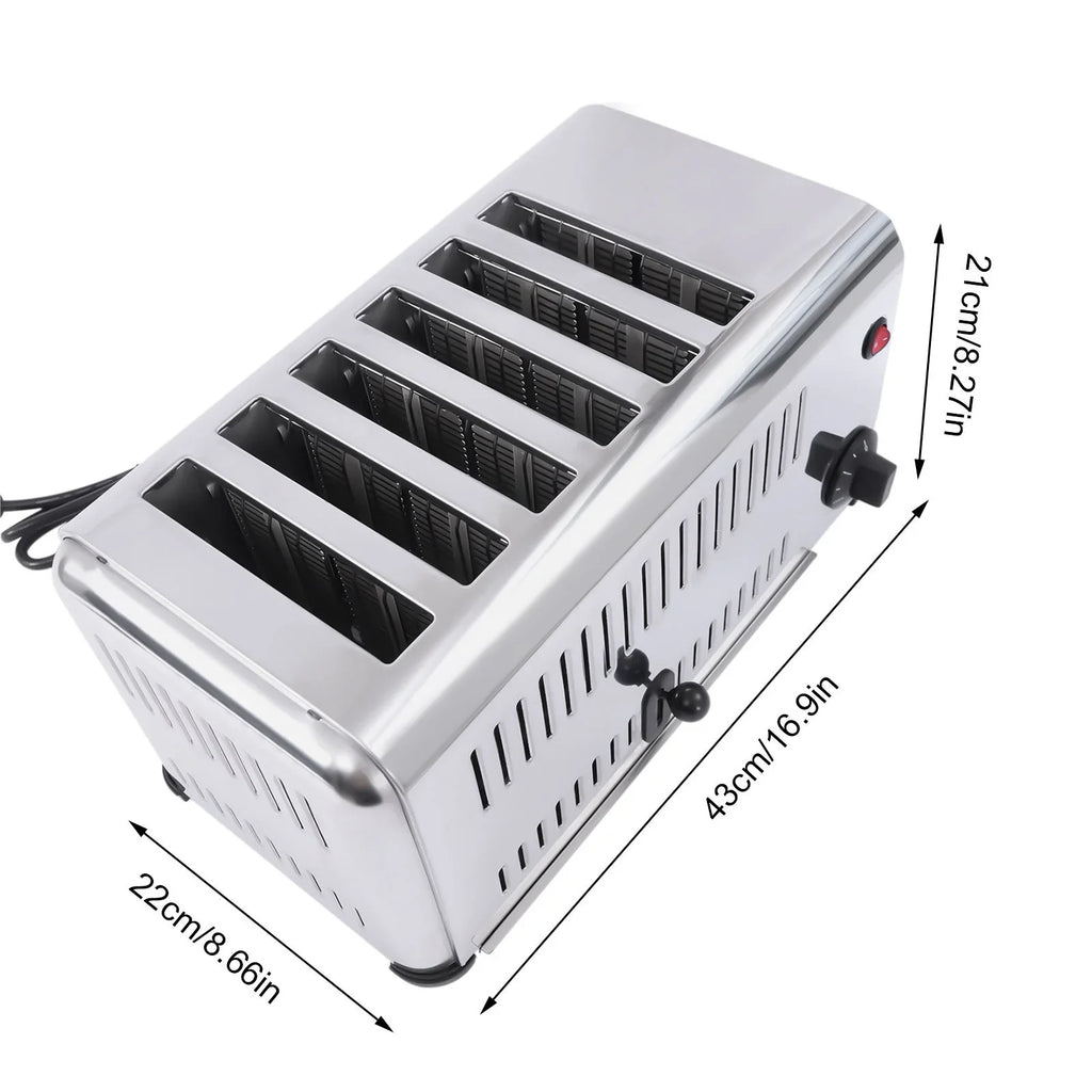 Meatloaf Bread Machine 6 Sandwiches Toast Wuzstar Baking for Toaster Commercial Slices