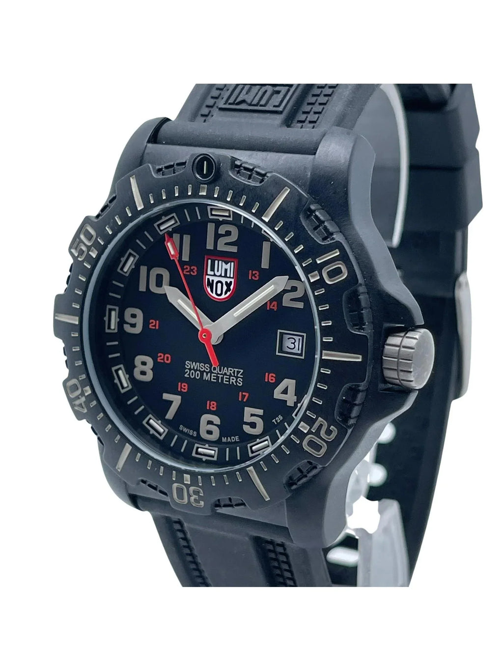 OPS XL.8813.LM Quartz Mens Watch Seal Black Pre-owned (Good) Navy 44mm