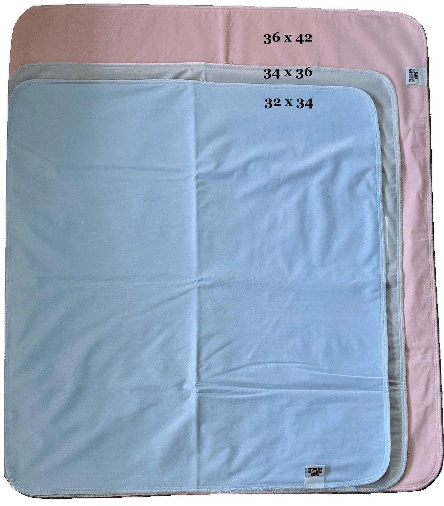 34 Blue/Green 4 36 Pack x Incontinence Underpad Bed Pad Reusable