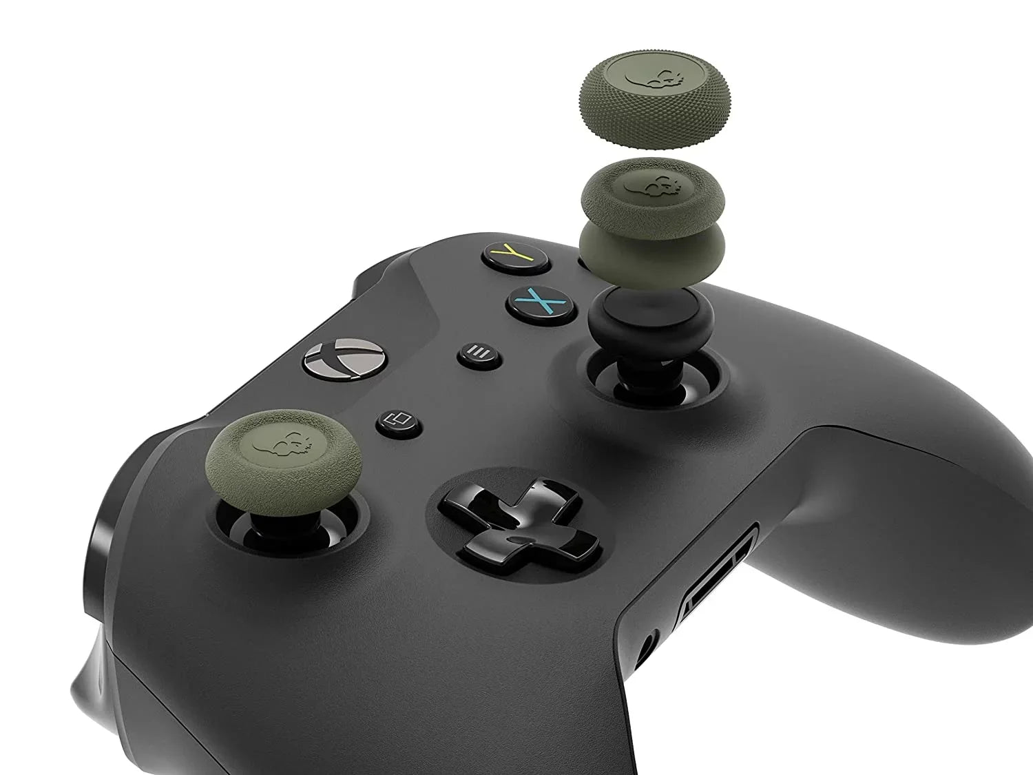 New of Cover Stick Controller- 6 for Grips Bundle and AXTION Thumb Analog Skin, Joystick Set BOLT Xbox Like CQC Cap FPS Black,