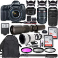 50mm Lens, Lens Memory + + Canon 500mm Lens Bundle EF Bundle 128GB Professional USM 5D Lens 24-105mm Canon Backpack + Monopod w/ DSLR Camera Mark & + IV III + EOS 650-1300mm 75-300mm Canon f/1.8,