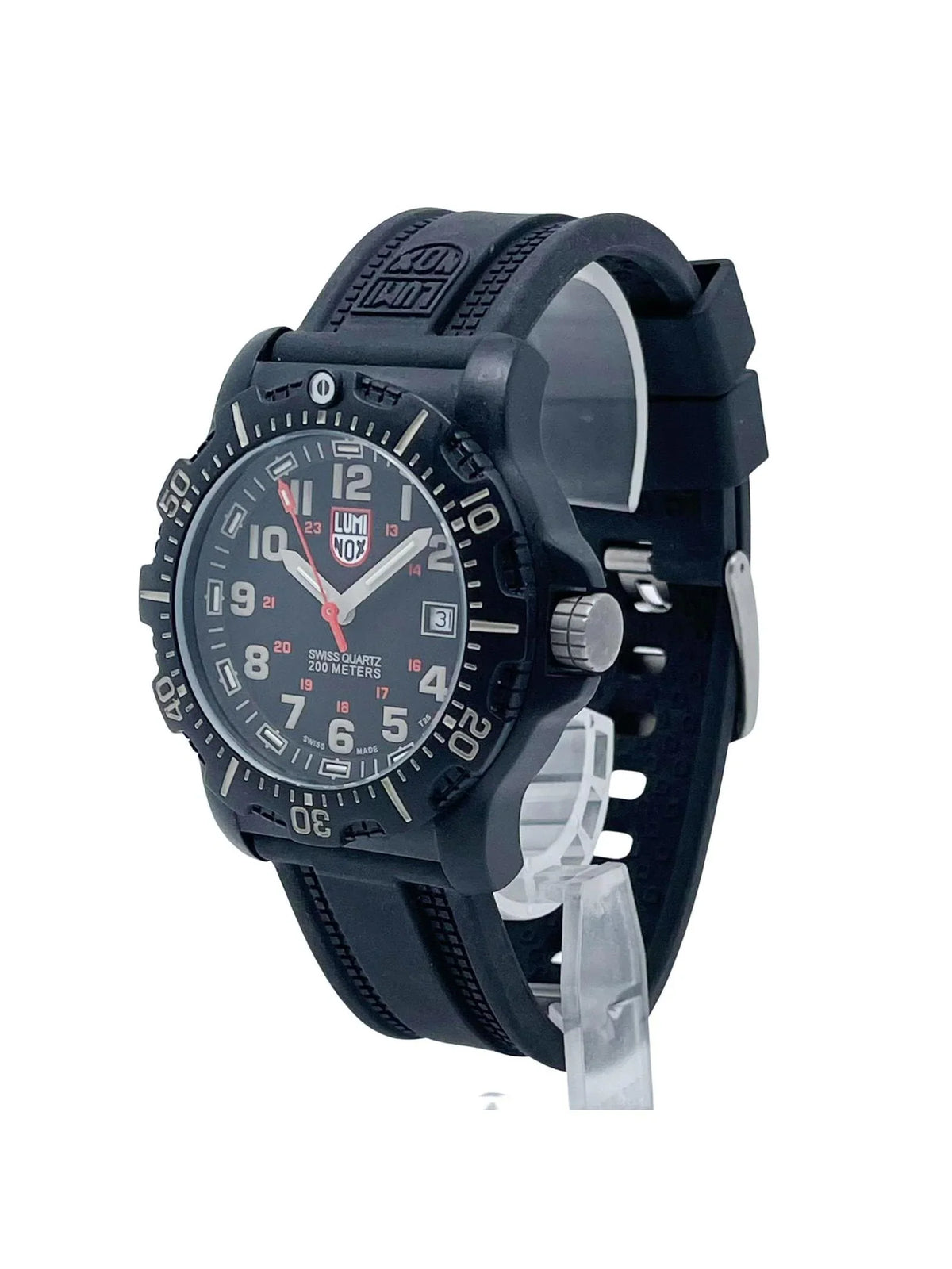 OPS XL.8813.LM Quartz Mens Watch Seal Black Pre-owned (Good) Navy 44mm