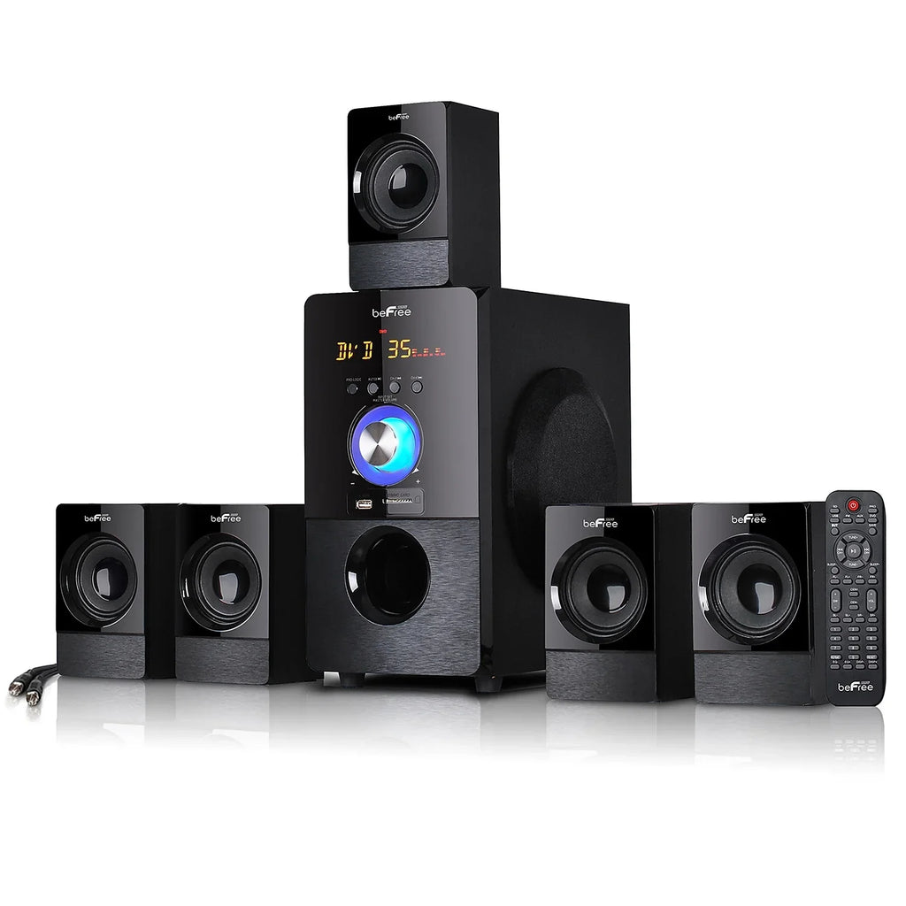 Channel W Sound Black 80 Surround Sound 93695498M 5.1 (93695498M) beFree Speaker