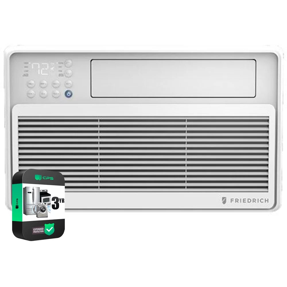 Window Air Pack CCV12A10A Enhanced CPS 12000 YR Conditioner BTU Chill Protection with Friedrich Bundle 3 Smart Premier