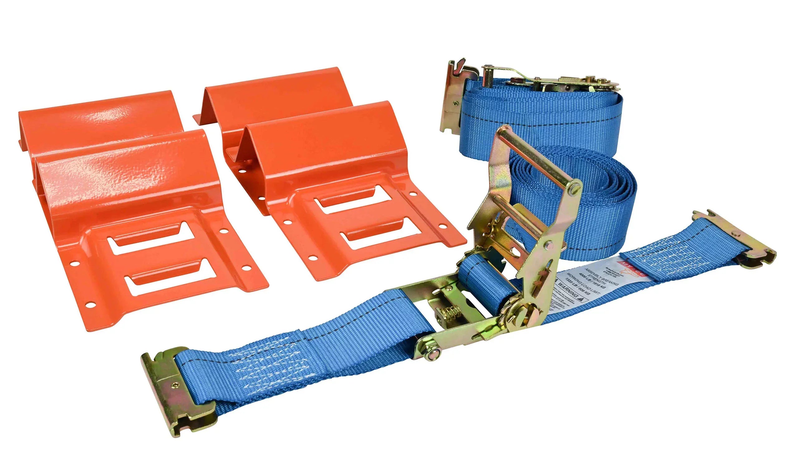 Mower, & 2 Lawn System Trailer for UTV Duty ATV, Strap Kit Down Trailer Down Trucks - Pack Straps Wheel for RZR, Tie Pickup Chock Tie - Tie Heavy Down