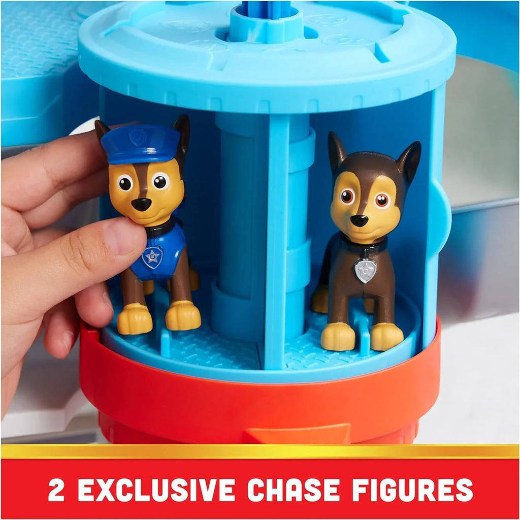 2 Chase Tower Car Figures, Toy and Ages Cruiser Patrol Accessories, Kids and 3 Police Lookout Toys up for Playset Launcher, with Paw Action Chases