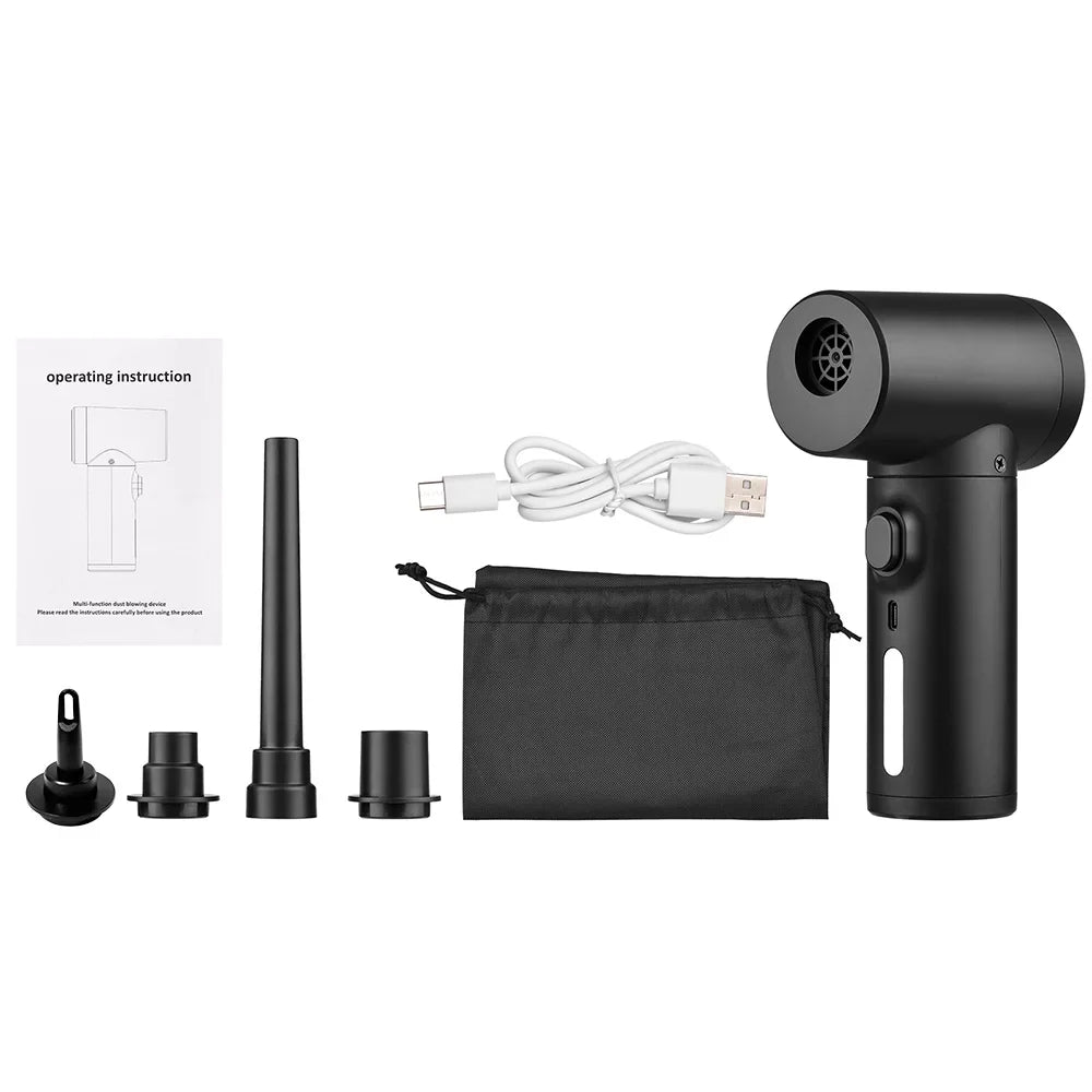 Air Multifunctional Dust & Cordless Air Pump LED 2-in-1 Light Electric with Duster Shinysix Blower