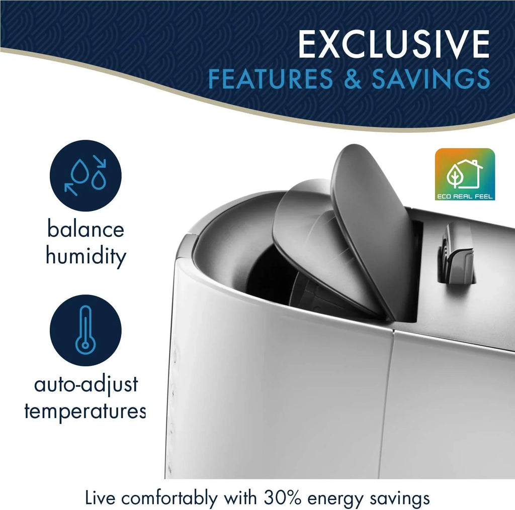 Ft BTU, Conditioner, White Conditioner WH DeLonghi Sq remote, White Bluetooth 12,000 Portable Pinguino Air 500 PACEX360LVYN