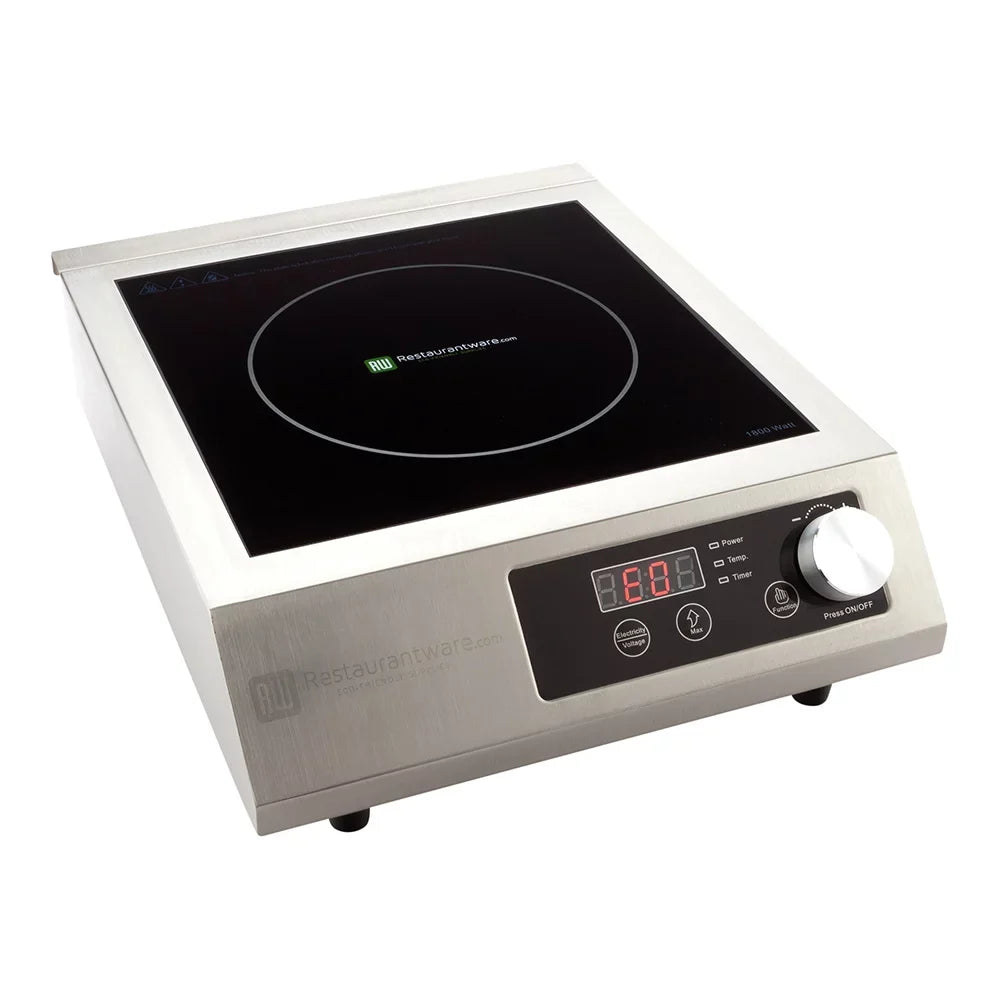 1800 14 1 - 1/2" x Steel 120V Heavy-Duty x Stainless 3/4" Watts - 5 18 , Induction Square Cooktop count 1/2" box -