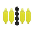 '- Pack 4.5 Boattector Inflatable Fender Neon Orange in. 16 4 Value, of x
