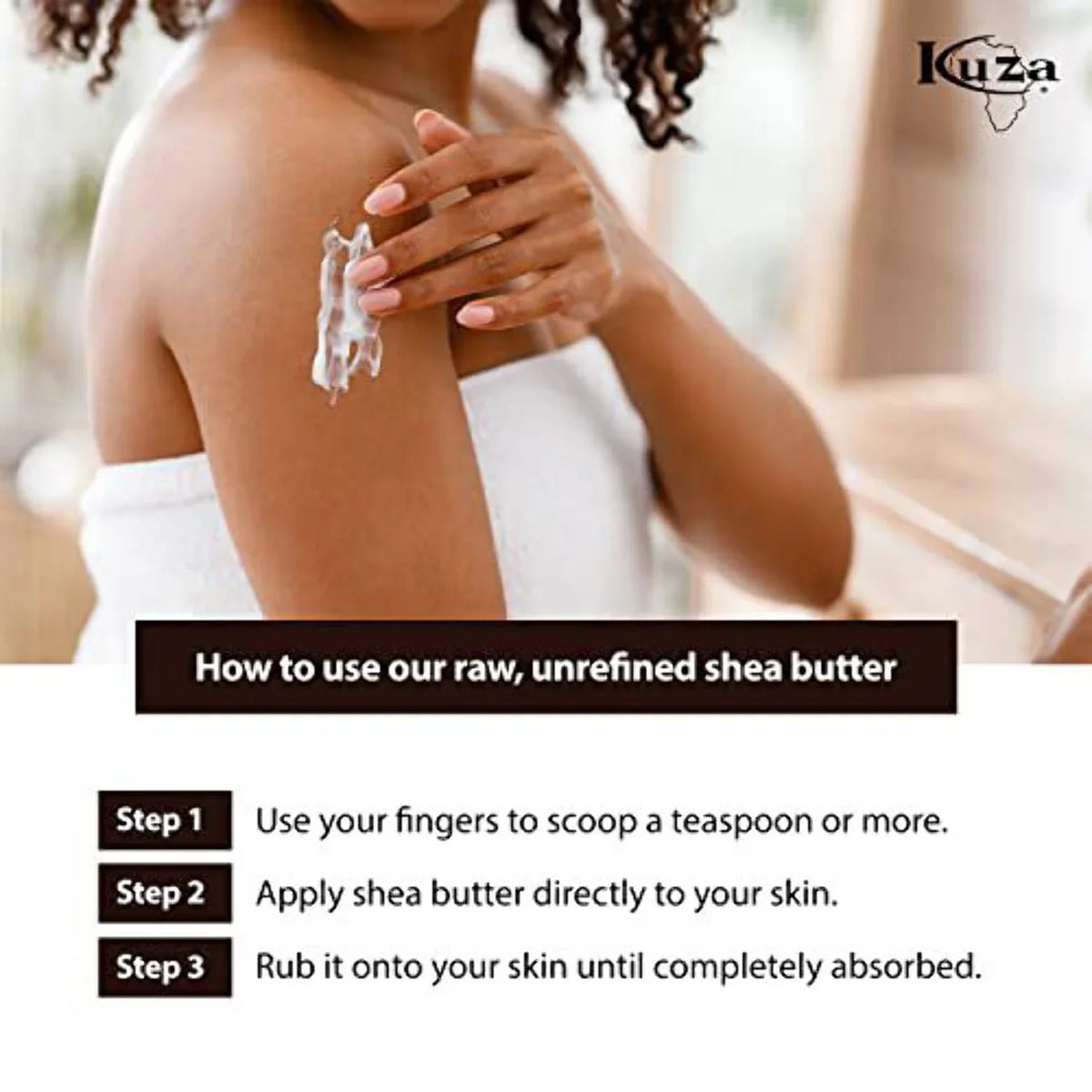 African 100% Creamy) (22 Ounce, with White Shea Borututu Butter Kuza Pure