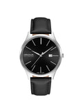 16-4075.04.007 Stainless Watch Pure Hanowa Dial Quartz Black Steel Mens