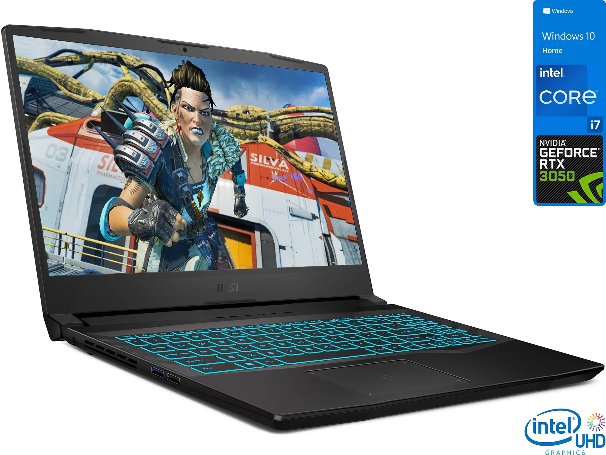 Crosshair Windows Core Bluetooth, Gaming 16GB 4.6GHz, Display, Wi-Fi, i7-11800H MSI FHD Intel NVIDIA Laptop, 15.6" NVMe 144Hz RAM, SSD, 1TB 10 Upto RTX HDMI, 3050, Home GeForce