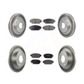 '- Transit Rear CX-3 Kit KGF-101816 Auto Front Semi-Metallic And AWD Coated Mazda For Disc Pads 2019-2021 Brake Rotors