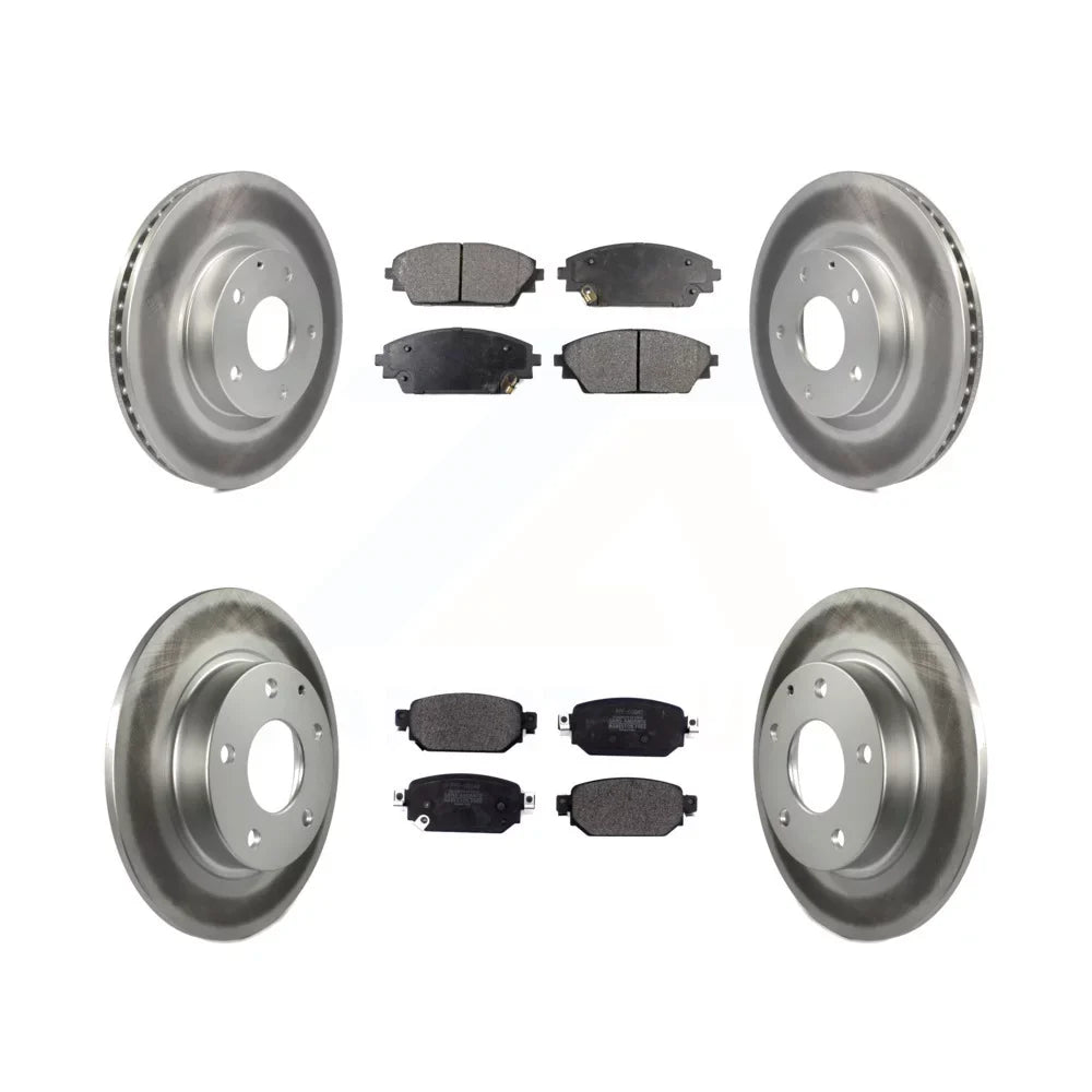 '- Transit Rear CX-3 Kit KGF-101816 Auto Front Semi-Metallic And AWD Coated Mazda For Disc Pads 2019-2021 Brake Rotors
