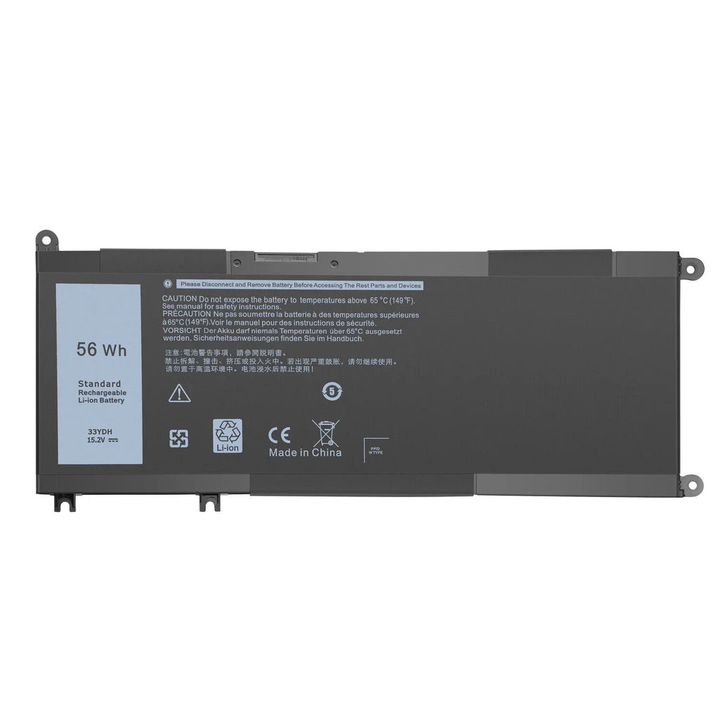 15 7786 Vostro 7779 For Battery Dell 7577 Inspiron 7570 33YDH 7580 15 7778 17