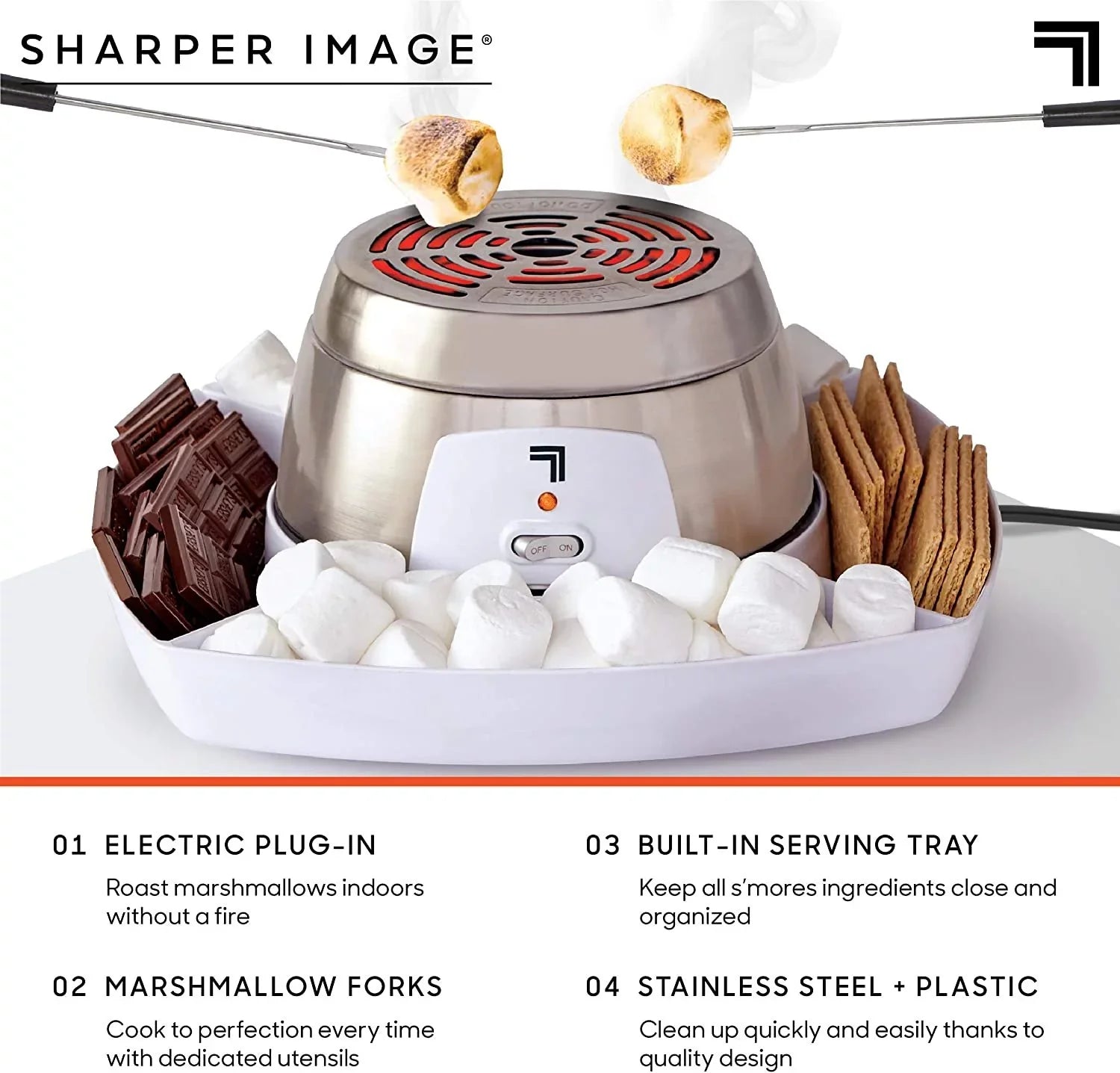 6 Tabletop IMAGE Set S'mores for Piece Maker Electric Indoors, SHARPER