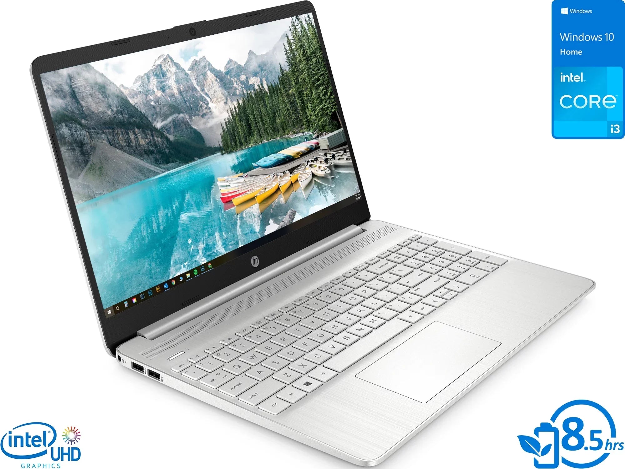 16GB HDMI, 10 SSD, HP Core 512GB Home RAM, 3.70GHz, S i3-1125G4 Windows 15.6" Bluetooth, HD Display, Intel Laptop, Wi-Fi, 15
