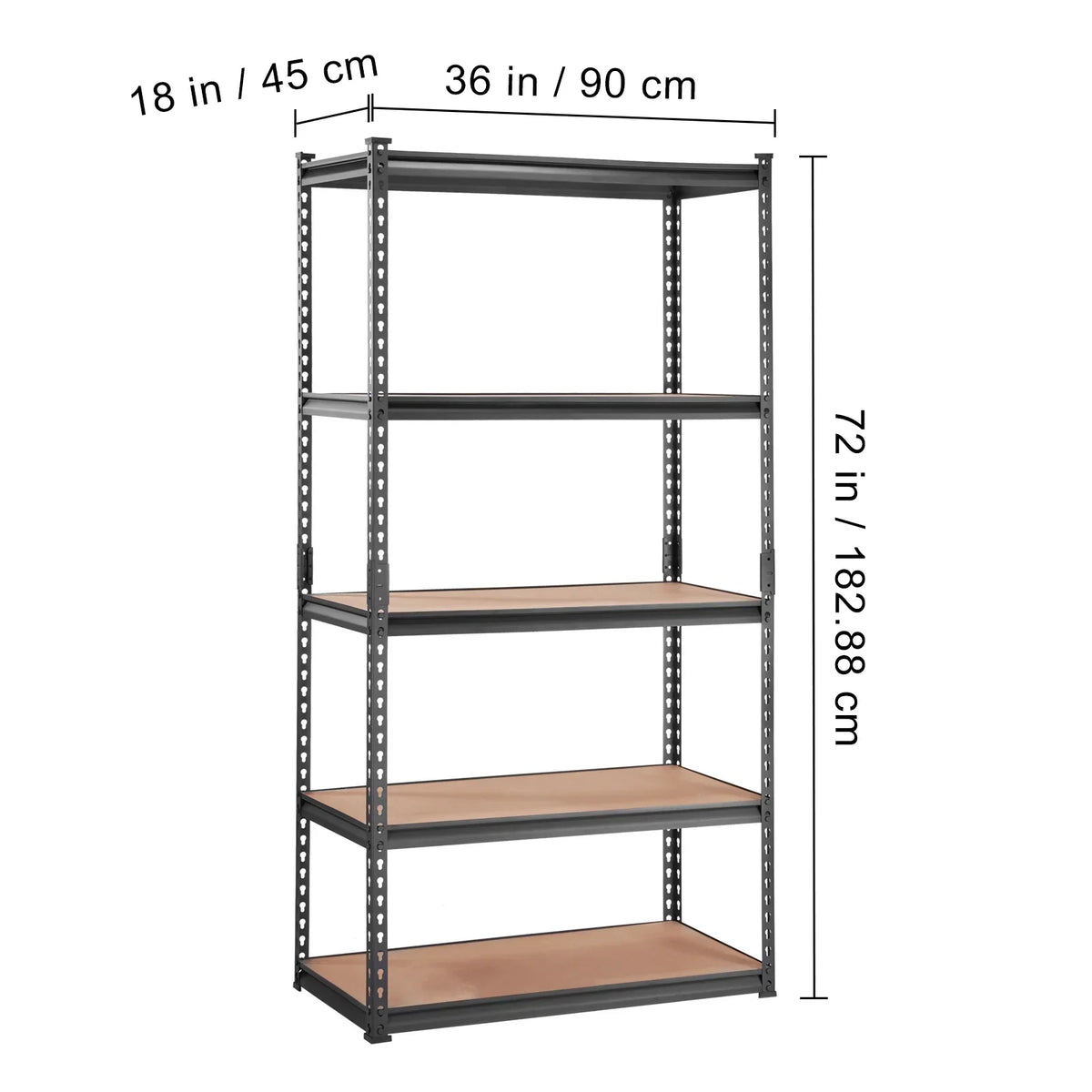 lbs Adjustable Unit Rack 5-Tier Shelving Garage Storage Storage Load 2000 BENTISM