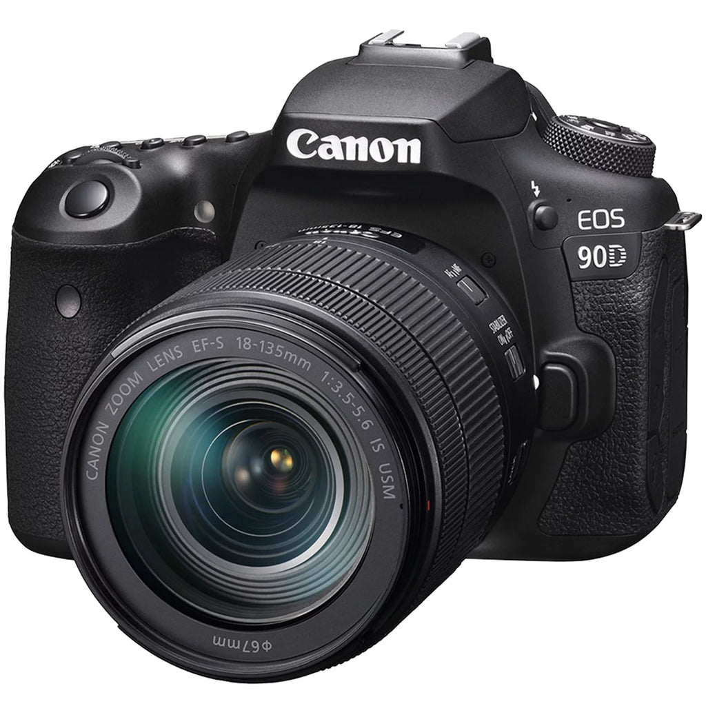 Accessory Lens, SanDisk and Card, Camera Flash, 90D Canon 32GB Bundle ZeeTech Tripod with DSLR Memory 18-135mm EOS Backpack,